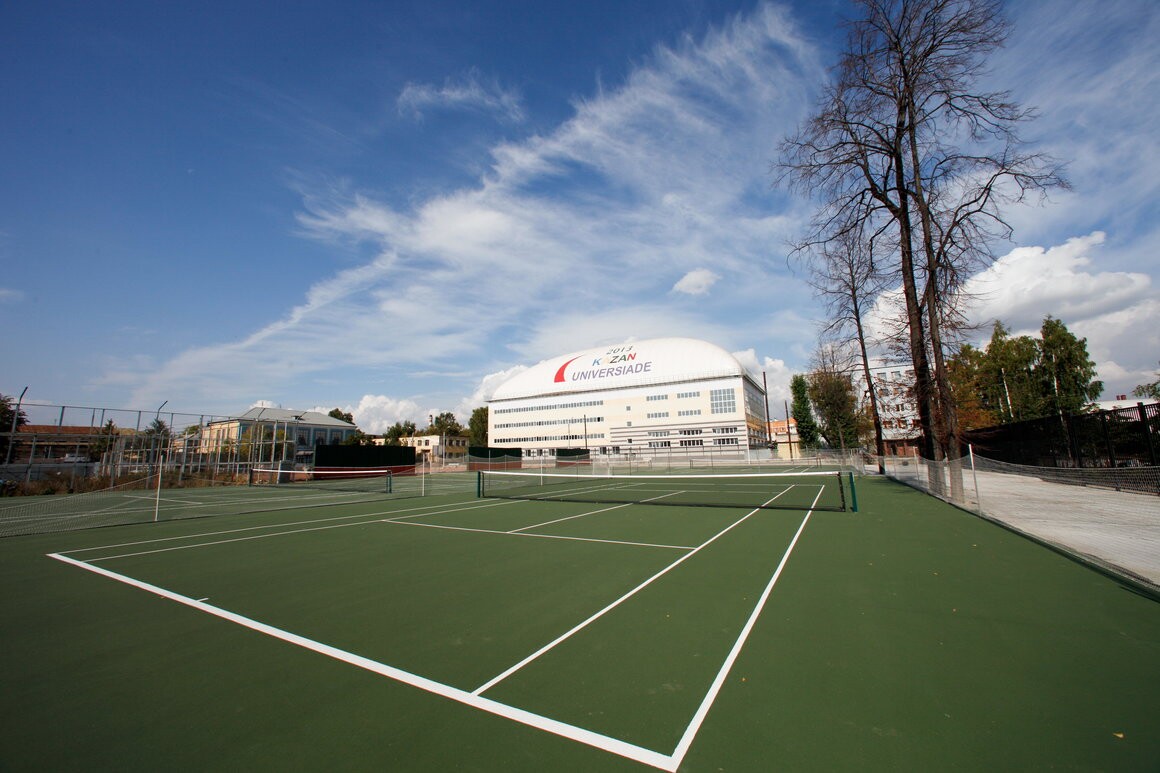 теннисный корт Теннисной академии им Шамиля Тарпищева Казань